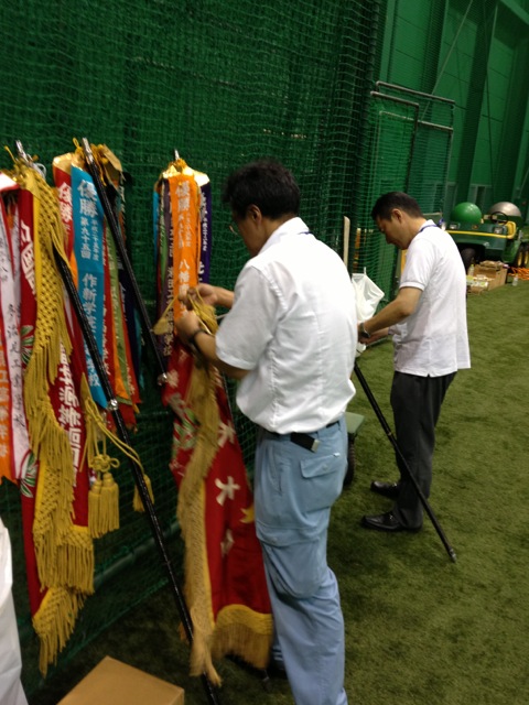 甲子園での「優勝旗」調査【喜びの旗】